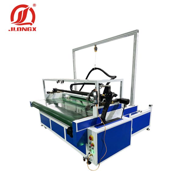 JL-1450  Assembly line hot melt glue gluing machine